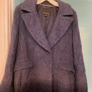 Banana Republic Blue Wool Coat